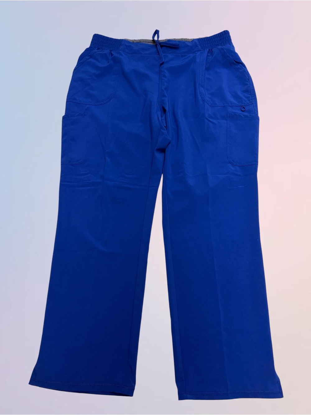 SCRUBSTAR Women’s XL Electric Blue Straight Leg Scrubs